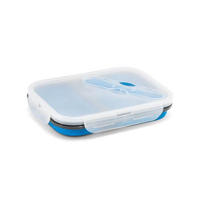 DILL. Lunch Box. Retractable hermetic box in silicone and PP (480 and 760 mL)